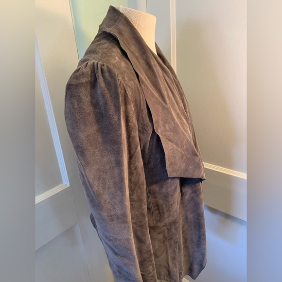 Bod & Christensen drape-front suede jacket - Picture 15 of 15